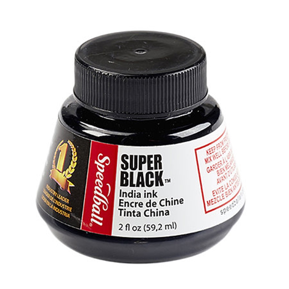 Speedball, Black, Ink, Art & School, Super Black, 90552